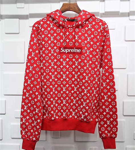 louis vuitton supreme hoodie black and white|Supreme x Louis Vuitton: Shoes & More .